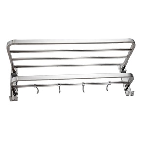 Accessoires de salle de bain muraux de bonne qualité, barre porte-serviettes en acier inoxydable 304, porte-serviettes - Product Image 3
