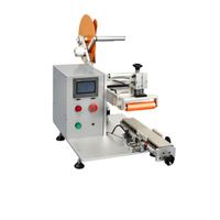 Petite machine automatique d'application d'étiquettes adhésives pour le dessus, les côtés et les coins plats des boîtes en carton, avec fonction de scellage et d'étiquetage