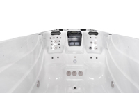 Piscine extra-large de 5,8 m, spa de nage sans fin, baignoire extérieure hors sol, double zone, contre-courant, bain à remous d'exercice JW-2209