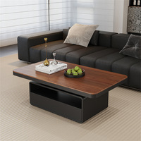 Table basse rectangulaire minimaliste en pierre frittée, table à thé moderne de luxe pour petit salon, maison, appartement, meubles