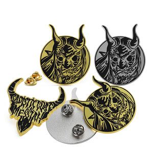 Set <span class=keywords><strong>de</strong></span> pines <span class=keywords><strong>de</strong></span> metal <span class=keywords><strong>de</strong></span> aleación <span class=keywords><strong>de</strong></span> zinc con temática <span class=keywords><strong>de</strong></span> <span class=keywords><strong>terror</strong></span> vintage, estampados en relieve y esmaltados en 3D, personalizados <span class=keywords><strong>de</strong></span> fábrica para coleccionistas - Product Image 1