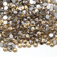 Haute qualité 1440 pièces fantôme lumière cristal pierre autocollant Non Hotfix Strass Applique plat arrière verre Strass pour bricolage artisanat