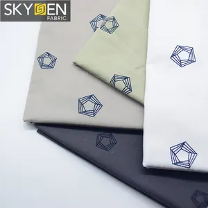 Skygen stocklot 도매 fabric 짜 patterns, 120gsm oxford print fabric material 대 한 옷