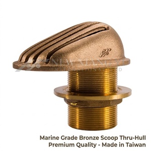 Raccord traversant de coque en bronze/laiton de marque TAIWAN HF pour bateaux et yachts – Quincaillerie de pont de remplacement - Product Image 5