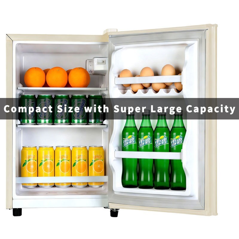110V Double-Door Refrigerator – Household Direct Cooling Fridge with Auto-Defrost for Rental Homes - View 2