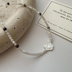 Collar de Plata de Ley S925 de Alta Gama, Estilo Retro de Lujo, con Diseño de Mariposa y Estrella, con Acabado Pulido y Piedra Principal de Perla - Product Image 5