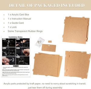 Caja de acrílico <span class=keywords><strong>para</strong></span> tarjetas de boda, caja de dinero, caja de tarjetas de regalo con cadena de luz <span class=keywords><strong>para</strong></span> recepción de boda, fiesta, graduación, decoraciones de <span class=keywords><strong>cumpleaños</strong></span> - Product Image 3