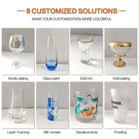 Tasse en verre de canette de bière Soda clair élégant pour Modern Home Bar Essentials