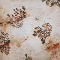 Tissu imprimé floral 100% polyester personnalisé, respirant, résistant aux plis, doux, fluide, effet lin, certifié GRS pour filles et femmes