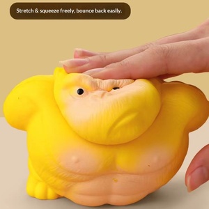 Juguete Antiestrés de Material PU con Forma de Gorila Grande, de Compresión Lenta, Modelo 006, Famoso en Internet para Niños - Product Image 2