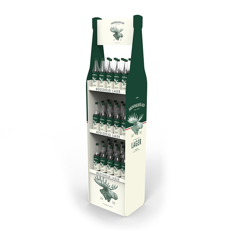 Customized Easy Assembly 3-Layer Cardboard Display Stand for Mugs and T-Shirts Apache Rotating Display Stand Customized Size — view 6