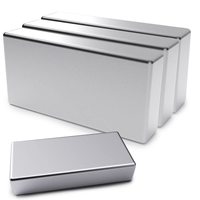 Aimants Rectangulaires Puissants en Terres Rares 20x10x5 40x10x5 50x10x5mm pour Artisanat, Cuisine, Outils de Bricolage, Rangement, Barres Magnétiques - Livraison Directe