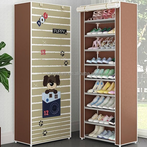<strong>Big</strong> Size Shoe Rack with Dustproof Cover <strong>Closet</strong> Shoe Storage Cabinet Organizer - Product Image 6