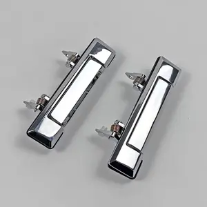 Remplacement de poignée de porte extérieure extérieure noire/chromée L/R pour Toyota <span class=keywords><strong>Land</strong></span> <span class=keywords><strong>Cruiser</strong></span> série 70 FJ70 FJ60 <span class=keywords><strong>HZJ73</strong></span> HZJ75 HZJ79 HZJ78 - Product Image 1