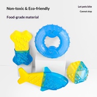 Jouet à mâcher interactif pour chien, résistant à la morsure, rempli d'eau, durable, pour soulager la chaleur, en TPR, à congeler