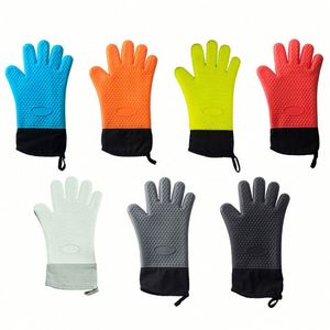 Guantes de Barbacoa Resistentes al Calor Extremo con Logotipo Personalizado, Guantes de Silicona Antideslizantes para Horno y Ahumador - Product Image 4