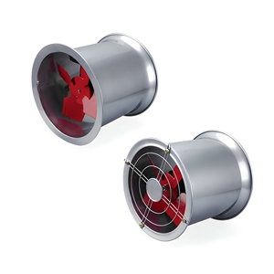 Energy Saving Circular Tube Axial <strong>Vent</strong> Fan Galvanized <strong>Housing</strong> Ventilator for Workshop Warehouse Air Exchange - Product Image 2