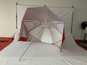<span class=keywords><strong>Parapluie</strong></span> <span class=keywords><strong>large</strong></span> Portable rouge, 8 pouces, abri pour la plage et le Camping, g - Product Image 2