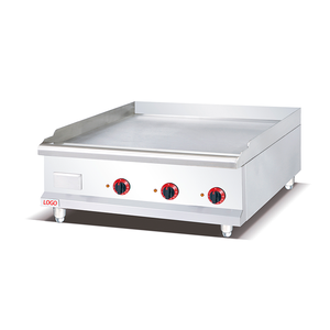 Chất Lượng Cao Thương Mại Flat Top Điện Vỉ Nướng Nướng Đúc Tấm Sắt Vỉ Nướng Nấu Ăn Bếp Với Cơ Thể Thép Không Gỉ - Product Image 2