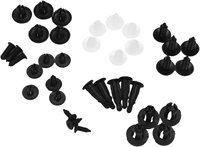 Assortiment de 100 pièces de Clips de retenue de voiture et de fixations Auto, accessoires de voiture, Clips intérieur Auto, Rivet, Kit de pare-chocs