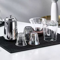Tapis de bar en silicone en promotion, accessoires de bar, sous-verres pour cocktails et vin, tapis de bar en silicone souple, tapis à bière personnalisé avec logo, écologique