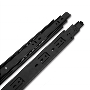 Guide scorrevoli per cassetti a 3 sezioni in acciaio da 45 mm per <span class=keywords><strong>mobili</strong></span>, estensione completa, per armadietti e contenitori - Product Image 6