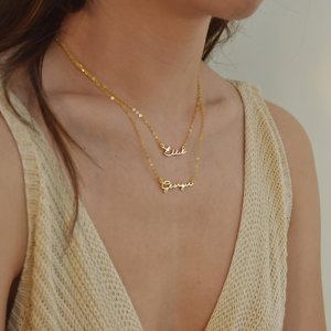 Collana Personalizzata in Acciaio Inossidabile con Nome, Regalo Personalizzato per Mamma, Collana con <span class=keywords><strong>Nomi</strong></span> dei Figli, Regalo per Lei - Product Image 1