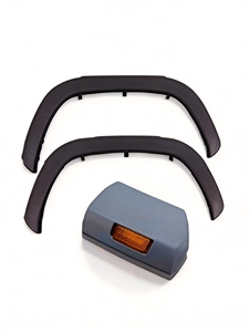 Black <strong>Fender</strong> Flares With Lights For Toyota Tundra TRD Pro 2022+,PP Materials - Product Image 1