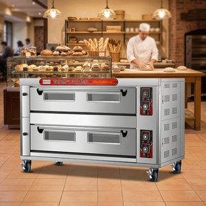 <span class=keywords><strong>Horno</strong></span> <span class=keywords><strong>Industrial</strong></span> a Gas para Panadería, Pasteles, Pan y Repostería, <span class=keywords><strong>Horno</strong></span> de Plataforma Grande de Acero Inoxidable para Uso en Restaurantes - Product Image 1