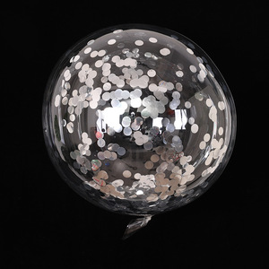 <span class=keywords><strong>Ballon</strong></span> <span class=keywords><strong>à</strong></span> bulles transparent personnalisé de 18 pouces <span class=keywords><strong>avec</strong></span> confettis colorés <span class=keywords><strong>à</strong></span> <span class=keywords><strong>l</strong></span>'<span class=keywords><strong>intérieur</strong></span> pour décorations de fête - Product Image 4