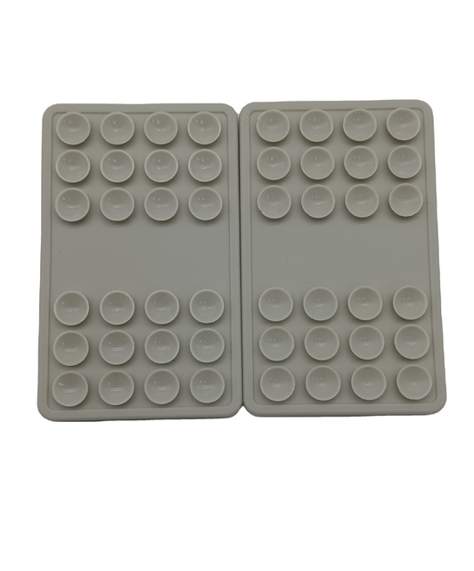 Custom Double Side Anti Slip Suction Cup Silicone Suction Mat Mobile Phone Holder Silicone Sucker Phone Case Sticky Grip