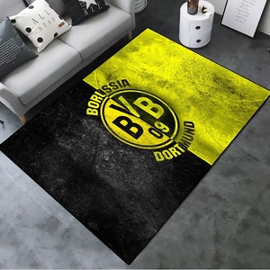 Alfombra personalizada con patrones de baloncesto y fútbol para dormitorio, sala de estar, antideslizante, lavable, alfombrilla impresa en 3D, alfombras y alfombras - Product Image 4