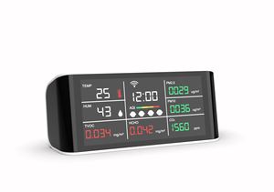 Hcho, Tvoc, Pm2.5, 습도 온도 공기질 모니터 실내 공기질 모니터 - Product Image 5