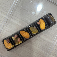 Barre chocolatée aux noix en gros, bonbons au chocolat, chocolat aux amandes et raisins secs