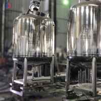 Cuve mélangeuse émulsifiante cosmétique avec homogénéisateur haute vitesse et grattoir basse vitesse pour crèmes, boissons et produits quotidiens