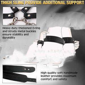 Kit de Bondage Sexual BDSM, Conjunto de Restricciones, Esposas Ajustables para Manos y Tobillos, Correas para Muslos, Correa Cruzada para Cintura, Juguete para Juegos SM para Parejas - Product Image 3