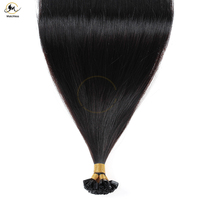 Extensions de cheveux humains pré-collées en forme de V, cheveux vierges chinois, extensions de cheveux à la kératine