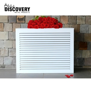 Nhà Máy Bán buôn phổ Kích thước khắc nhôm trang trí ngoài trời điều hòa không khí AC Bìa lưới tản nhiệt - Product Image 5