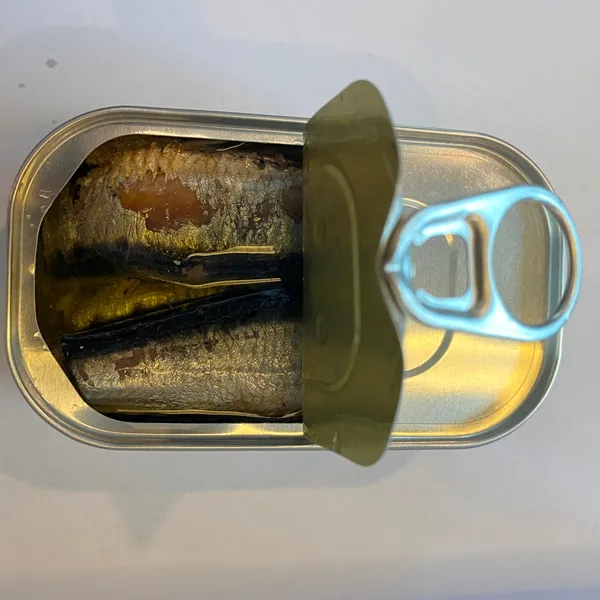 Halal Sarden Di Tin Olive Oil 125G Bahan Pengawet untuk Ikan Maroko Tuna dan Sarden Sayuran Grosir Oval Dapat