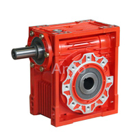 Rasio Torsi Besar 10-100 Poros Berongga Pengurang Kecepatan Penggerak Tahan Lama NRV NMRV040 130 NMRV Worm Gearbox untuk Konveyor