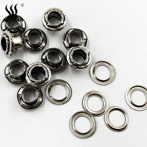 Œillets métalliques en acier pour vêtements, vente directe usine, accessoires de confection, œillets ronds polyvalents sur mesure - Product Image 1