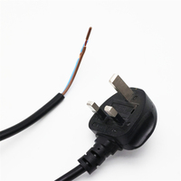 Cordon d'alimentation britannique amovible certifié Asta pour appareils électroniques domestiques, vente en gros d'usine
