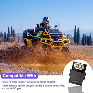 Boîtier <span class=keywords><strong>CDI</strong></span> DC 6 broches le plus vendu en usine pour <span class=keywords><strong>scooter</strong></span>, cyclomoteur, Taotao, VTT, quad, kart, moto <span class=keywords><strong>4</strong></span> <span class=keywords><strong>temps</strong></span> 50cc, 125cc, 150cc (DC-GY6) - Product Image 2
