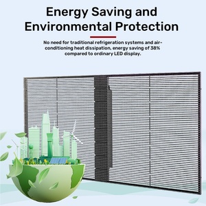 עמיד למים במיוחד-דק עמיד למים שקוף מסך רשת מסך רשת וילון רך מודולי - Product Image 4