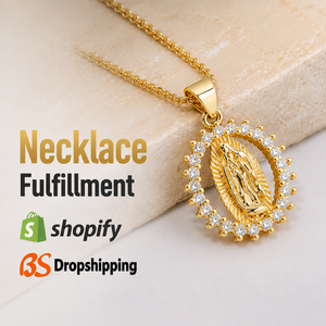 Collier Vierge <span class=keywords><strong>Marie</strong></span>, bijoux, service <span class=keywords><strong>de</strong></span> dropshipping Shopify pour les vendeurs mondiaux - Product Image 1