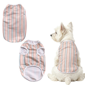 Ropa de Lujo para Perros al por Mayor, Camisetas para Mascotas 100% Poliéster, Suaves y Transpirables, en Stock, Chaleco de Verano para <span class=keywords><strong>Cachorros</strong></span> - Product Image 2
