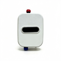 Chauffe-eau électrique instantané sans réservoir 3500W, élément chauffant en acier inoxydable, affichage numérique, boîtier en plastique, extérieur, anglais