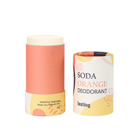 Conteneur de bâtons déodorants en papier kraft, tube push up pour baume à lèvres, 2.5oz, prix bas