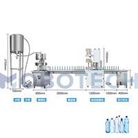 Lini Produksi Jus Mesin Pengisi Soda Botol Air Karbonasi Otomatis