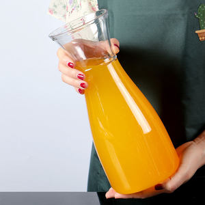 Jarra de Agua de Plástico Transparente al por Mayor con Tapa Abatible, Libre de BPA, Jarra de PC para Jugo, Limonada, Té Helado, para Restaurante, Cafetería, Fiesta - Product Image 3